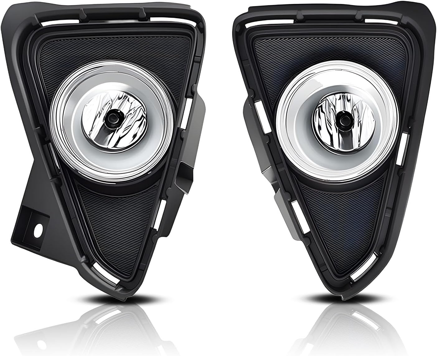 OKSIWA Fog Lights Fit for 2016 2017 2018 Toyota RAV4 1 Pair Front Bumper Driving Fog Lamps with Bezels and Assemblies Kit, Left & Right Side (Clear Lens)