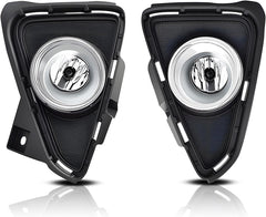 OKSIWA Fog Lights Fit for 2016 2017 2018 Toyota RAV4 1 Pair Front Bumper Driving Fog Lamps with Bezels and Assemblies Kit, Left & Right Side (Clear Lens)-1