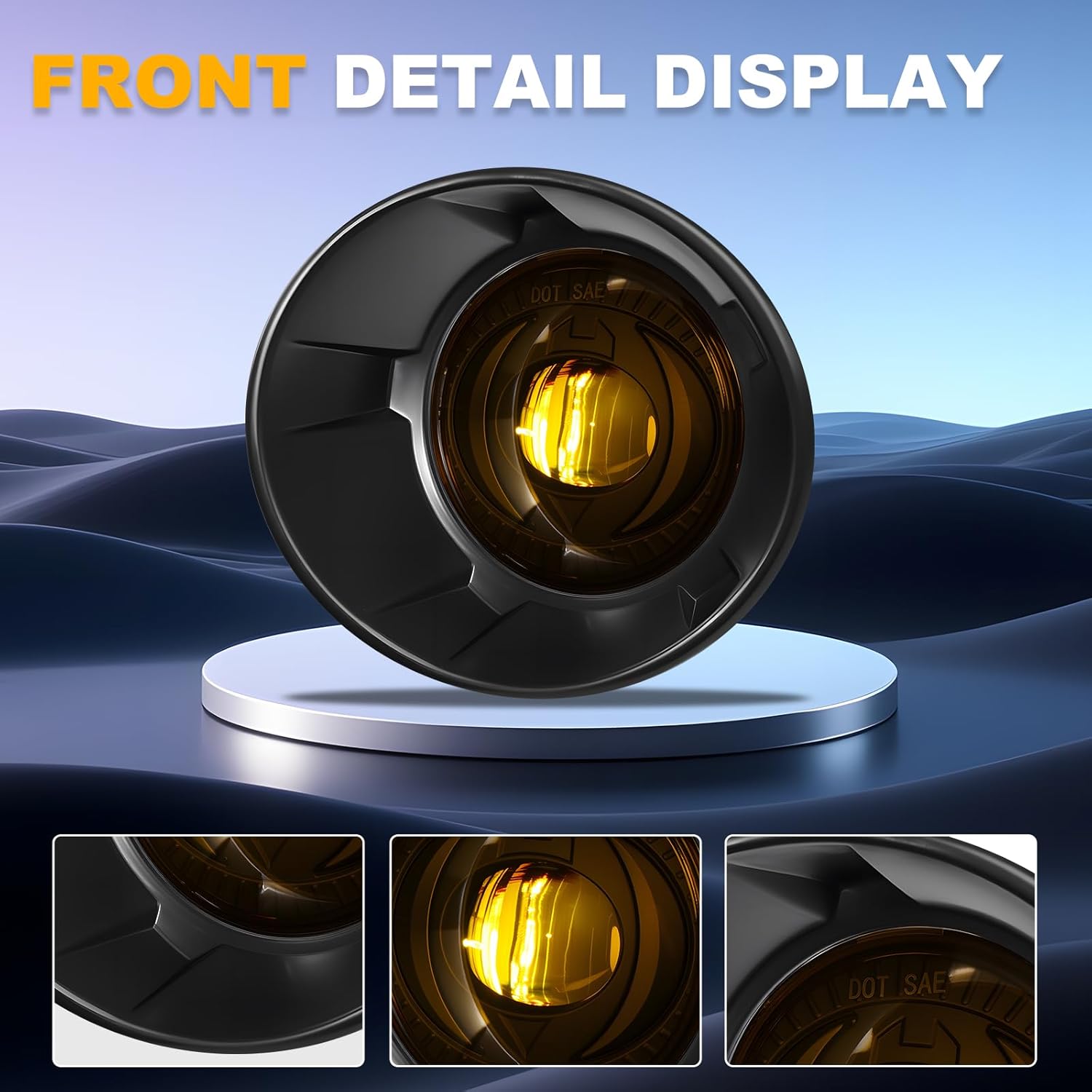 DOT Compliant Yellow LED Fog Lights for 2010-2013 Chevy Camaro Plug & Play