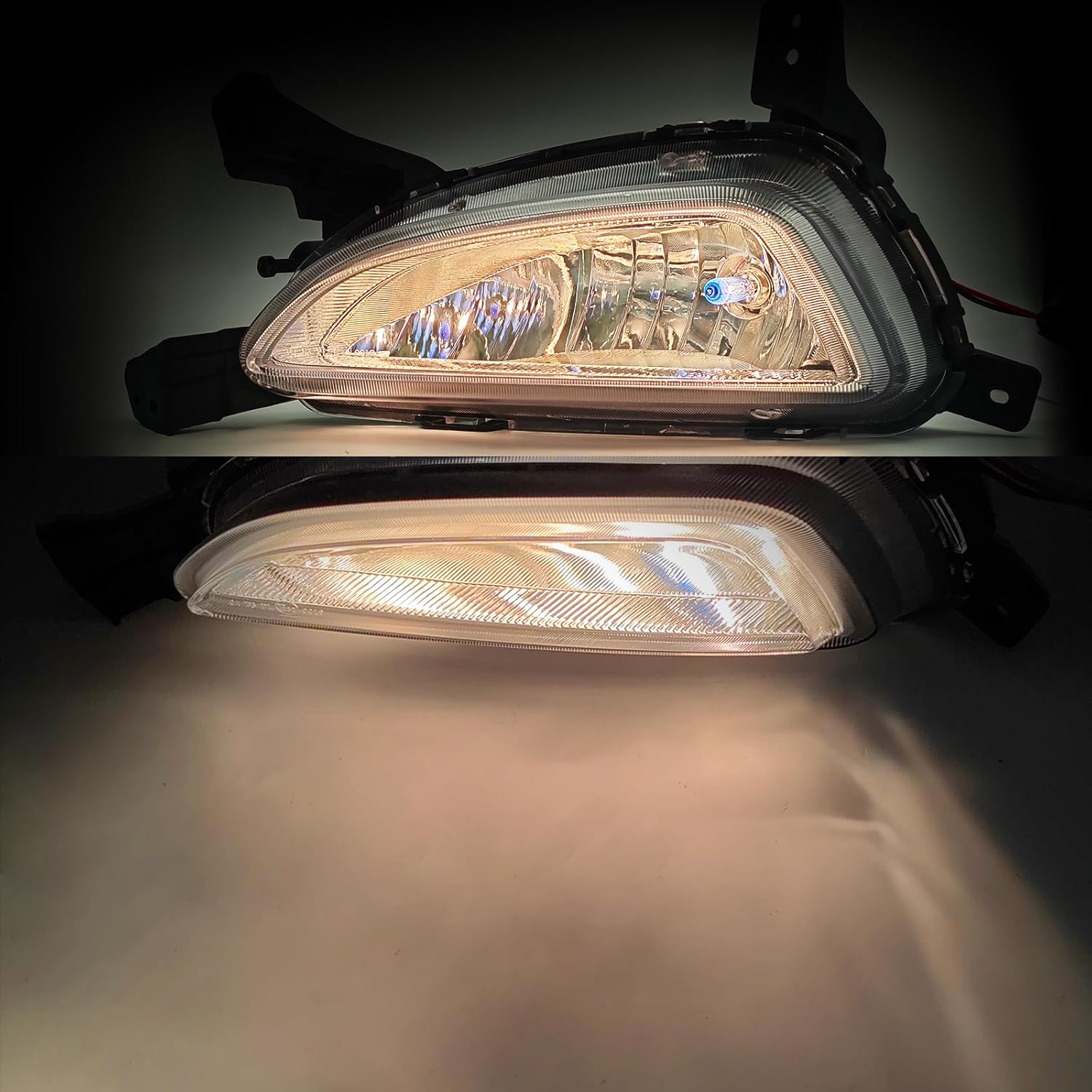 OKSIWA Fog Lights Assemblies Compatible With 2016 2017 2018 Hyundai Tucson Passenger & Driver Side Front Bumper Fog Lights-5