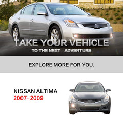 OKSIWA Fog Lights Compatible with 2007-2009 Nissan Altima 4DR Sedan Fog Lamps Assembly with Wiring Harness and Switch-2