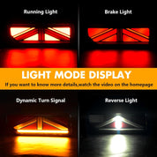 OKSIWA Sequential Full LED Tail Lights for Suzuki Jimny 2019-2024, with Start Up Sequence,Dynamic Turn Signal,Unique Appearance Design, Reverse, Brake Light Tail Lamp Rear Lights Assembly (Butterfly)