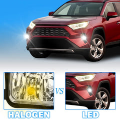 OKSIWA New Generation Led Fog Lamps, Universal Upgrade Kit for Toyota 4Runner Tacoma Tundra Rav4 Camry Corolla Sequoia Highlander C-Hr Venza Sienna & Scion Xa/Xd (2005 2007 2009-2012 2015 2017-2020)-6