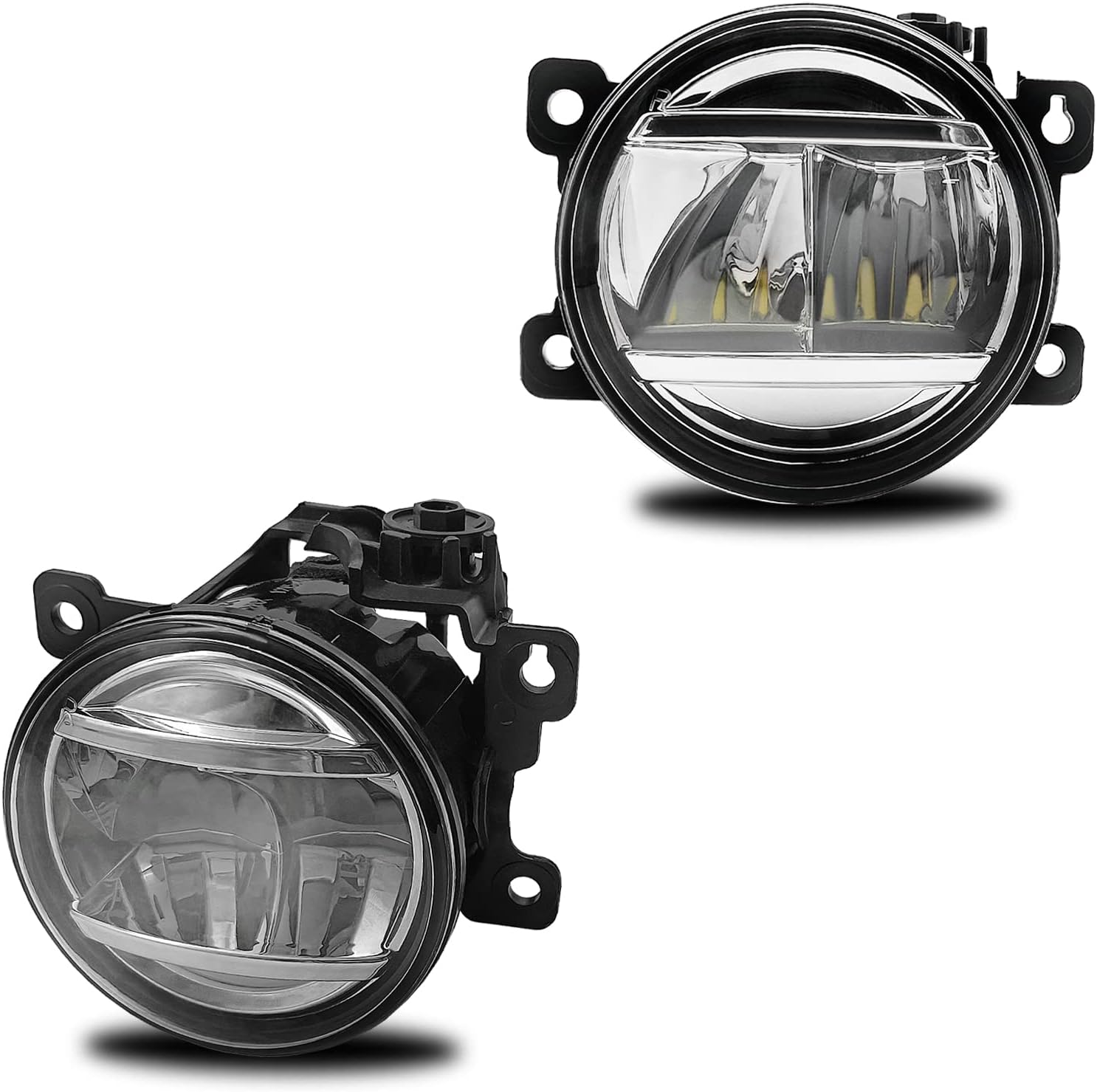 OKSIWA LED Fog Lights Assemblies Compatible With 2013-2021 Civic, 2015-2020 Fit, 2019-2020 HR-V, 2013-2015 Accord Front Bumper Fog Lights-3