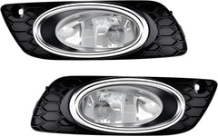OKSIWA Fog Lights Compatible with 2012 Honda Civic 4DR Front Fog Lamps Assemblies with Switch and Wiring Harness 1 Pair of Fog Lights-1