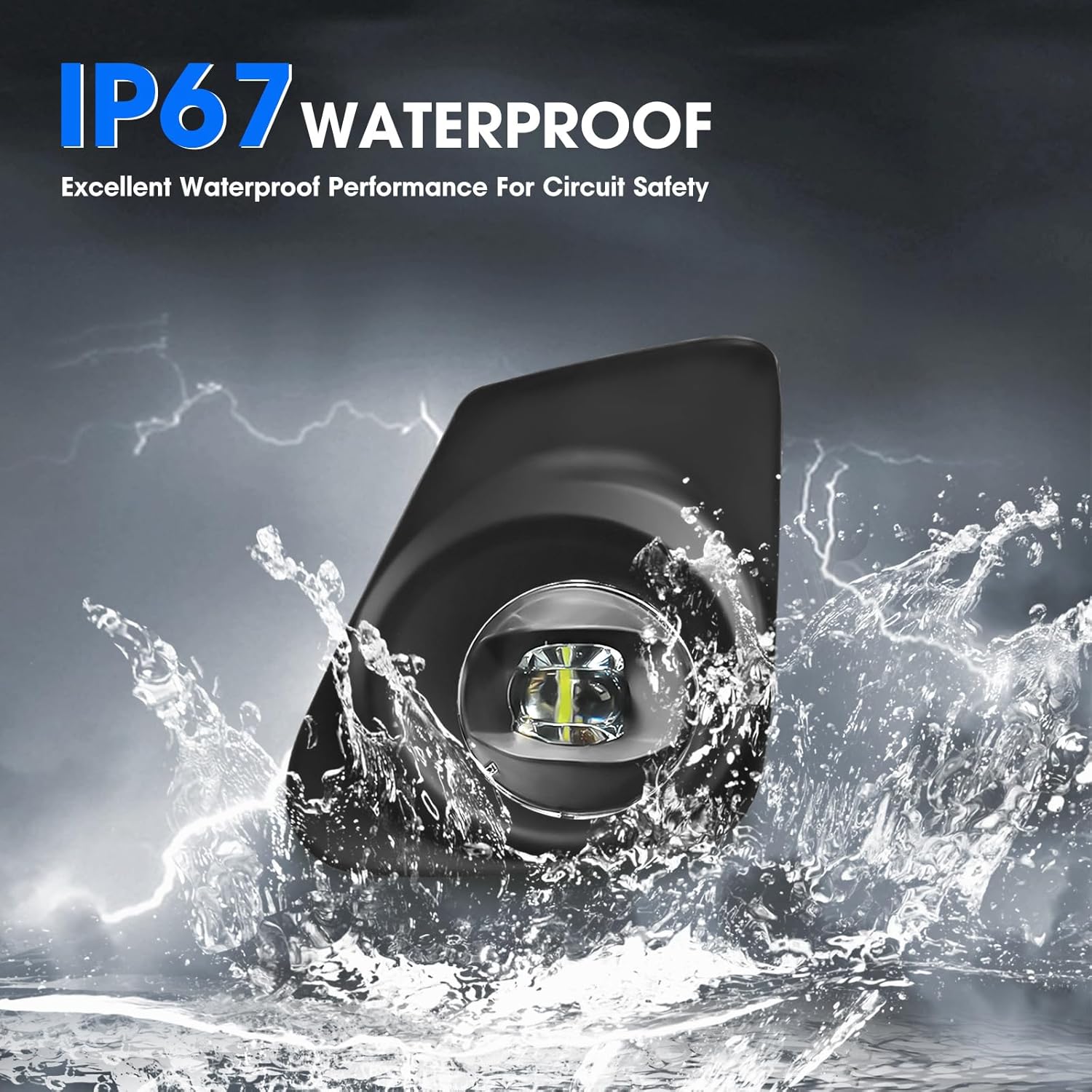 OKSIWA LED Fog Lights Assembly Compatible with Toyota Corolla 2011 2012 2013, Bumper Driving Fog lamp Replacement, DOT Certified - 1 pair