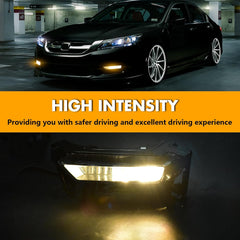 OKSIWA Halogen Fog Light for 2013-2015 Honda Accord Sedan 4 Door,1 Pair Upgrade Fog Lamps Assembly Replacement, Front Bumper Driving Light Kit-3