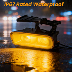 DOT Approved Yellow LED Fog Lights for 1999-2006 Chevy Silverado Tahoe Suburban Plug & Play-6