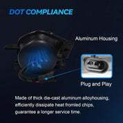 OKSIWA LED Fog Lights Assembly for BMW 3 Series 2006-2008 (323i /325i / 325xi / 328i / 328xi / 330i / 330xi / 335i / 335xi Sedan E90 / Wagon E91) Front Driving Fog Lamp Clear Lens -1 Pair