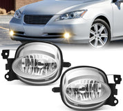 OKSIWA 2007-2009 Lexus ES350 Fog Lights Compatibility OEM,Lexus ES350 Fog Lights Enhanced Visibility for Safer Driving,Easy Installation,Chrome 1 Pair