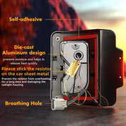 OKSIWA LED Tail Lights Fit For 2007-2018 Jeep Wrangler JK JKU Sport/Sahara/Rubicon, with Starting Dynamic Animation,Unique Shaped Design (X Smoked1)