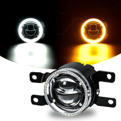 OKSIWA Laser Fog Lights with DRL Fit for Toyota 07-13 Camry,09-13 Corolla,10-11 Prius,06-12 RAV4,08-10 Highlander,12-16 Tacoma Upgrade and Modified 1 Pair Fog Lights Assembly, Front Bumper Driving Fog Lamps-1