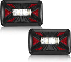 OKSIWA New LED Fog Lights Assembly Compatible With 2015-2020 F150 Super Duty Fog Lights Front Bumper Lamps Clear Lens 1 Pair of Fog Lamps-4