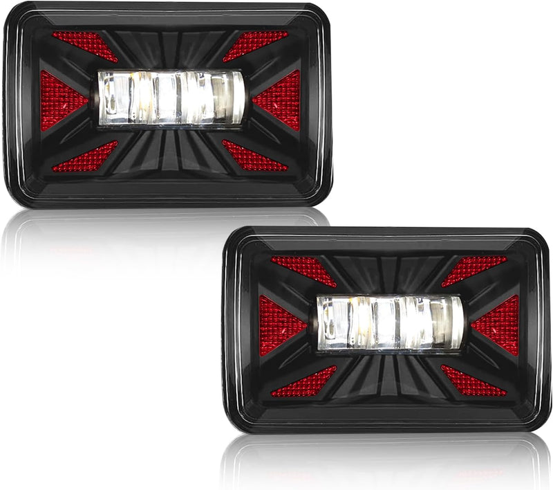OKSIWA New LED Fog Lights Assembly Compatible With 2015-2020 F150 Super Duty Fog Lights Front Bumper Lamps Clear Lens 1 Pair of Fog Lamps-4