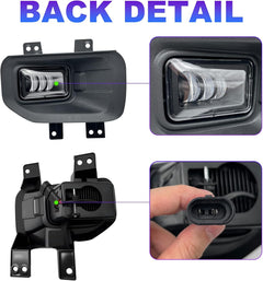 OKSIWA LED Fog Lights Compatible with 2015 2016 2017 Ford F150 Fog Lamps Assembly Left Driver and Right Passenger Side-5