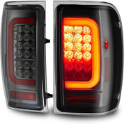 OKSIWA Full Led Tail Lights Compatible with Ford Ranger 2001-2011 Turn Signal, Brake Light, Reverse Light Rear Light Assembly Smoked