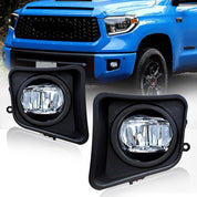 OKSIWA Led Fog Lights Compatible with 2014 2015 2016 2017 2018 2019 2020 2021 Toyota Tundra, 14-21 Tundra Front Driving Fog Lamps Kit, DOT Certified, Clear Lens - 1 Pair