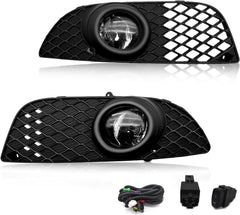 OKSIWA Fog Lights Compatible with 2007-2015 Mitsubishi Lancer Bumper Driving Fog Lamps Assemblies with Switch and Wiring Harness-9