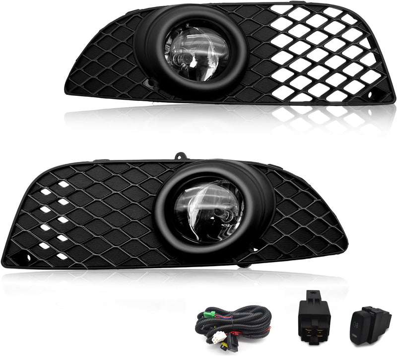OKSIWA Fog Lights Compatible with 2007-2015 Mitsubishi Lancer Bumper Driving Fog Lamps Assemblies with Switch and Wiring Harness-9