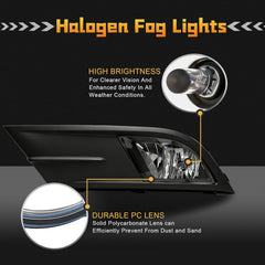 OKSIWA Fog Lights for 2015-2018 Volkswagen Jetta,OEM Style direct Fit In Fog Lamp Assembly, Durable Construction, Easy Installation, Improved Night Visibility-3