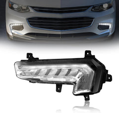 OKSIWA LED Fog Light for 2016 2017 2018 Chevy Malibu, Front Fog Lamps Clear Lens Replacement Kit, Driver Side-1