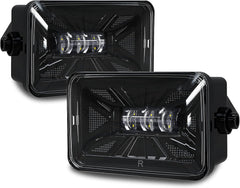 OKSIWA LED Fog Lights For 2015-2020 Ford F-150 Bumper Driving Fog Lamps Set Assembly Kit 1 Pair (Clear Lens)-5