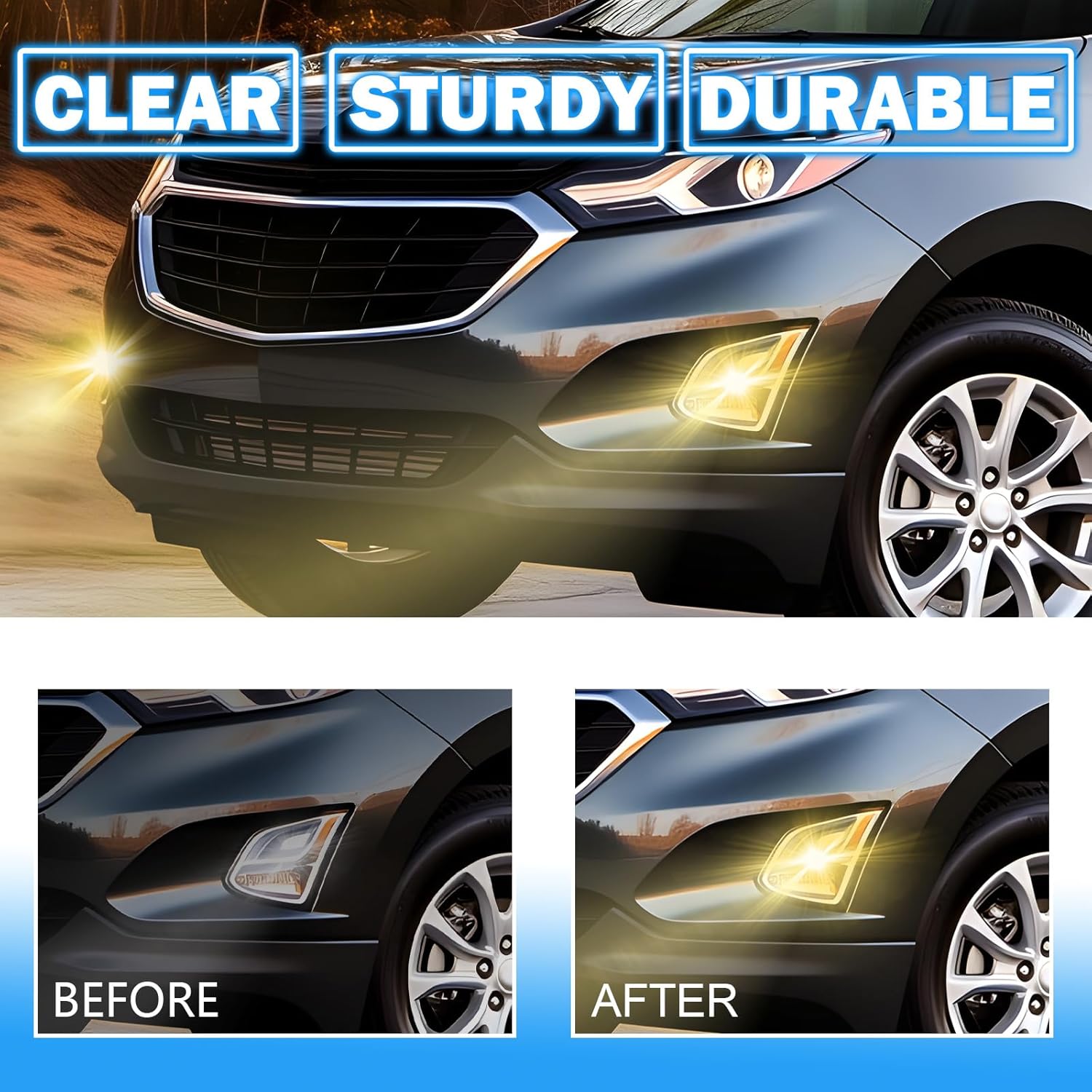 DOT Approved Halogen Fog Light for 2018-2021 Chevy Equinox Driver Side OEM Replacement,Plug & Play-3