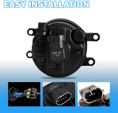 OKSIWA Fog Lights Fit for 2008-2011 Toyota Vios/Yaris Bumper Driving Fog Lamps Assemblies w/Switch and Wiring Harness-5