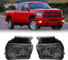 DOT Approved Halogen Fog Lights for 2002-2007 Chevy Silverado Avalanche Plug & Play-1