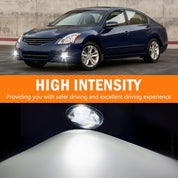 OKSIWA LED Fog Lights,Compatible with Nissan Altima Sedan 2010 2011 2012,Front Bumer Driving Light,Fog Lamp Assembly,with Wiring Harness, Switch,Plug and Play,Waterproof