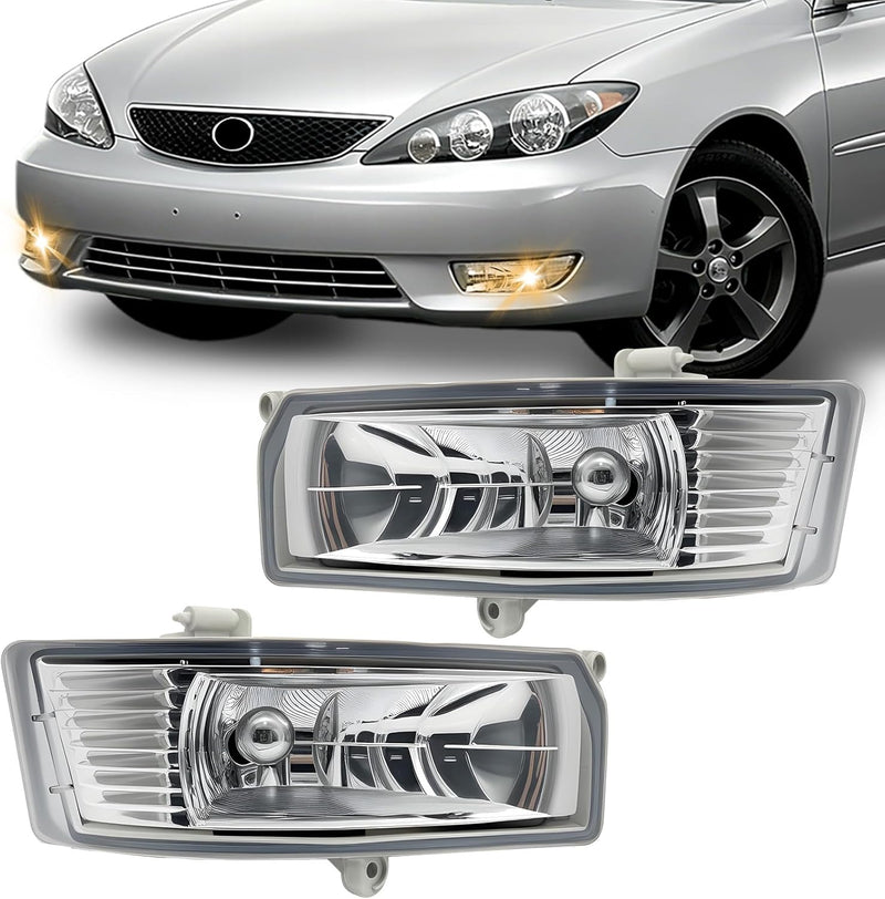 OKSIWA Fog Lights Compatible with 2005-2006 Toyota Camry Bumper Driving Fog Lamps Assemblies with Switch and Wiring Harness-1