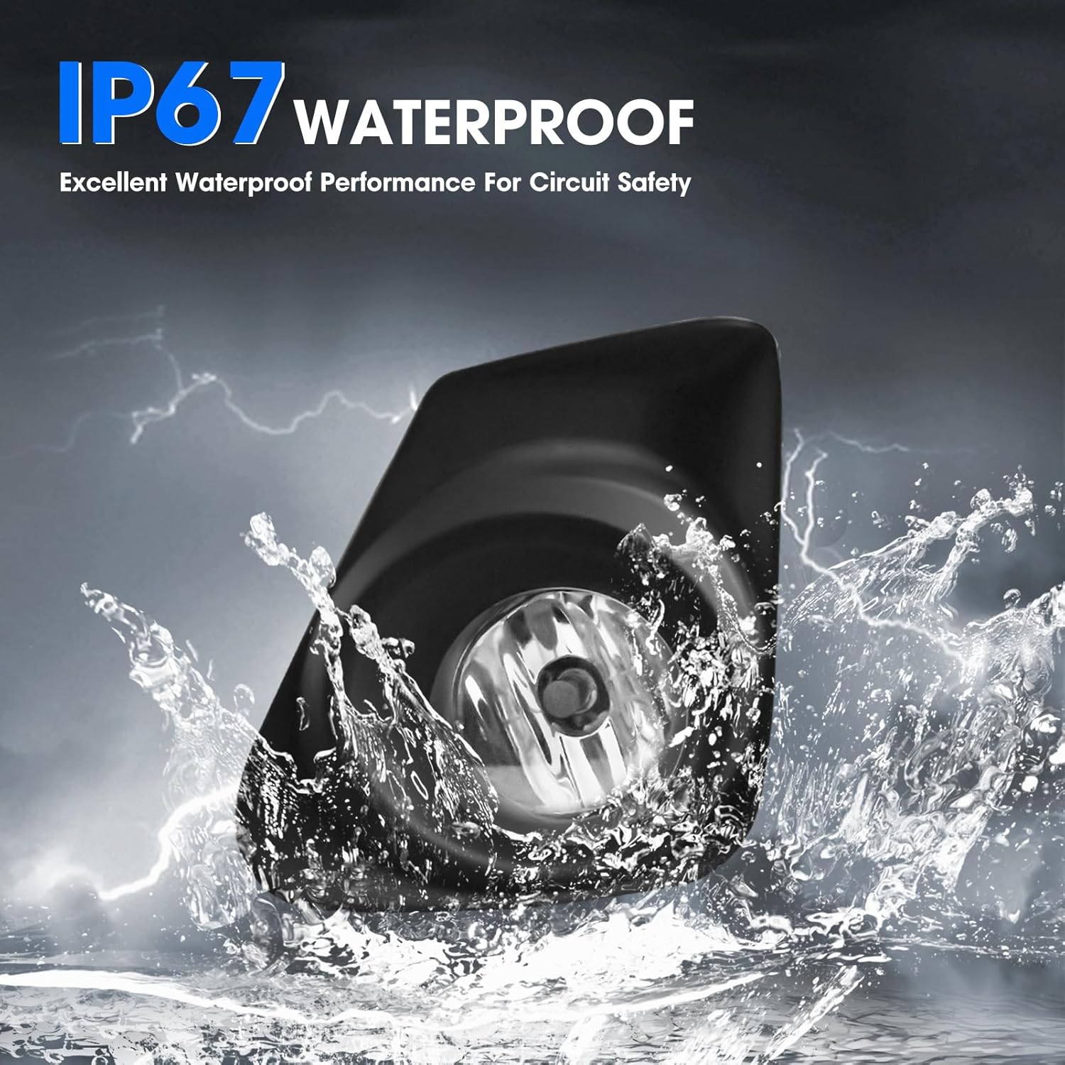 OKSIWA Fog Lights Assembly For Toyota Corolla 2011 2012 2013 ，Bumper Driving Fog lamp Replacement (Halogen Bulbs) - 1 pair