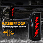 OKSIWA Sequential LED Tail Light for 2003 2004 2005 2006 Chevy Silverado,with Start-up Animation,Dynamic Turn Signal,Lightning Shaped Design Rear Lights,Brake Reverse, Smoked Lens
