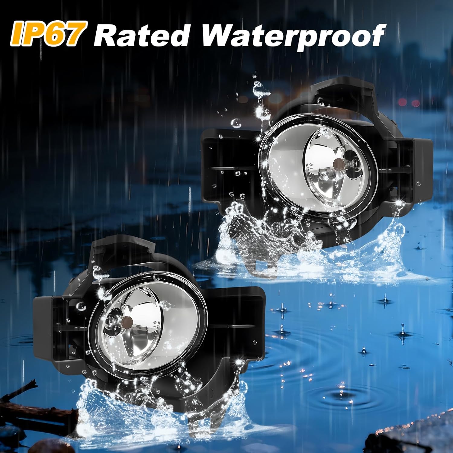 OKSIWA Fog Lights Compatible With 2010 2011 2012 Altima 4DR Sedan Fog Lights Front Bumper Lamps with Halogen Bulb Harness and Switch Left Driver and Right Passenger Side-8