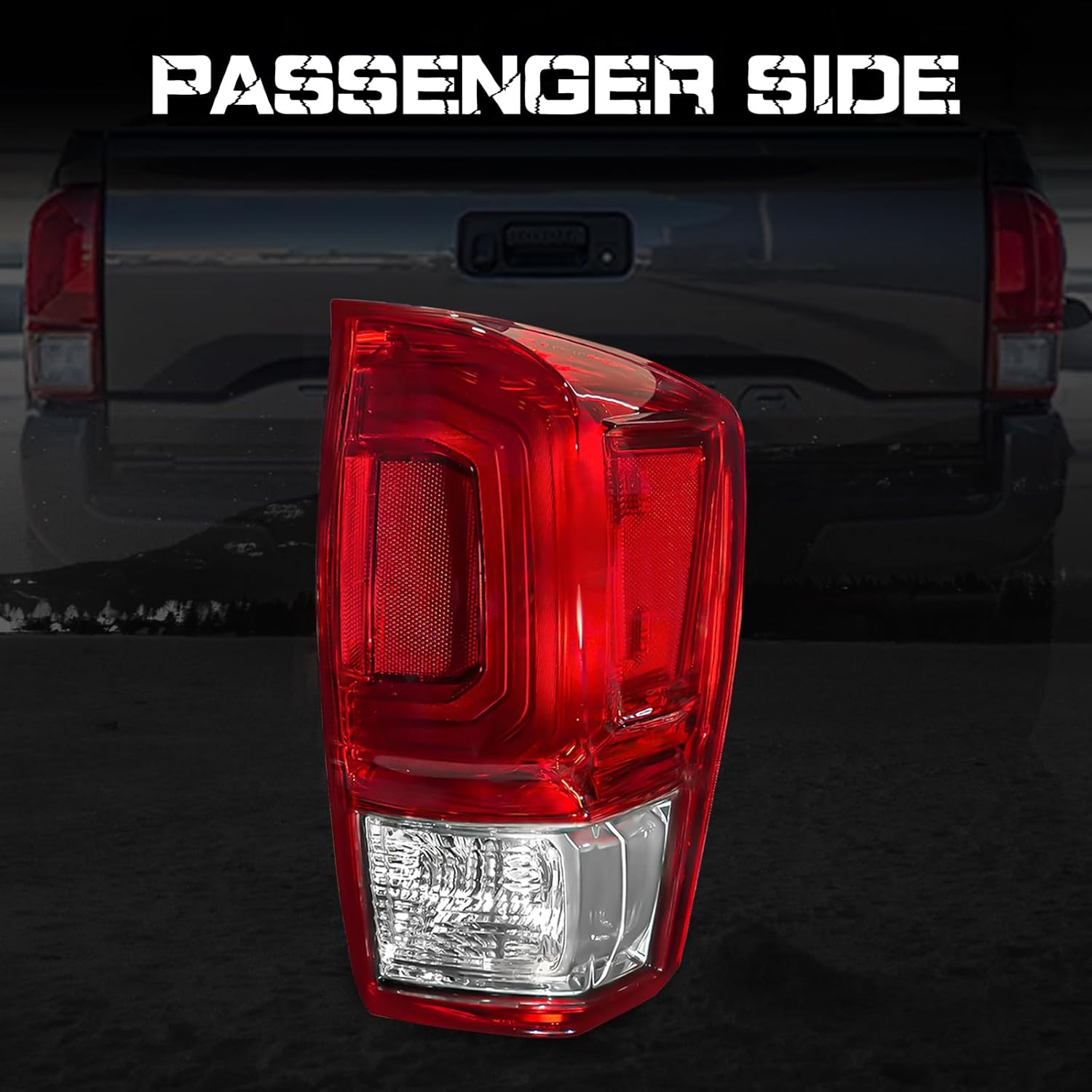 OKSIWA Tail Light Housing for 2016-2023 Toyota Tacoma,Passenger Side Rear Tail light Replacement - Right Tail Lamp