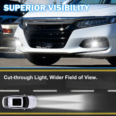 OKSIWA LED Fog Lights Compatible with 2018-2020 Honda Accord with DRL Turn Signals Fog Lamps Assemblies w/Switch and Wiring Harness-2
