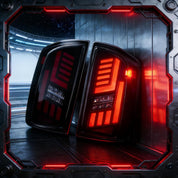 OKSIWA Sequential Full Led tail lights Fit for Dodge Ram 1500 2007 2008, Fit for Ram 2500 3500 2007-2009 Starting Animated Rear Light Assembly, Dynamic Turn Signal,Reverse Light,Brake Light Smoked