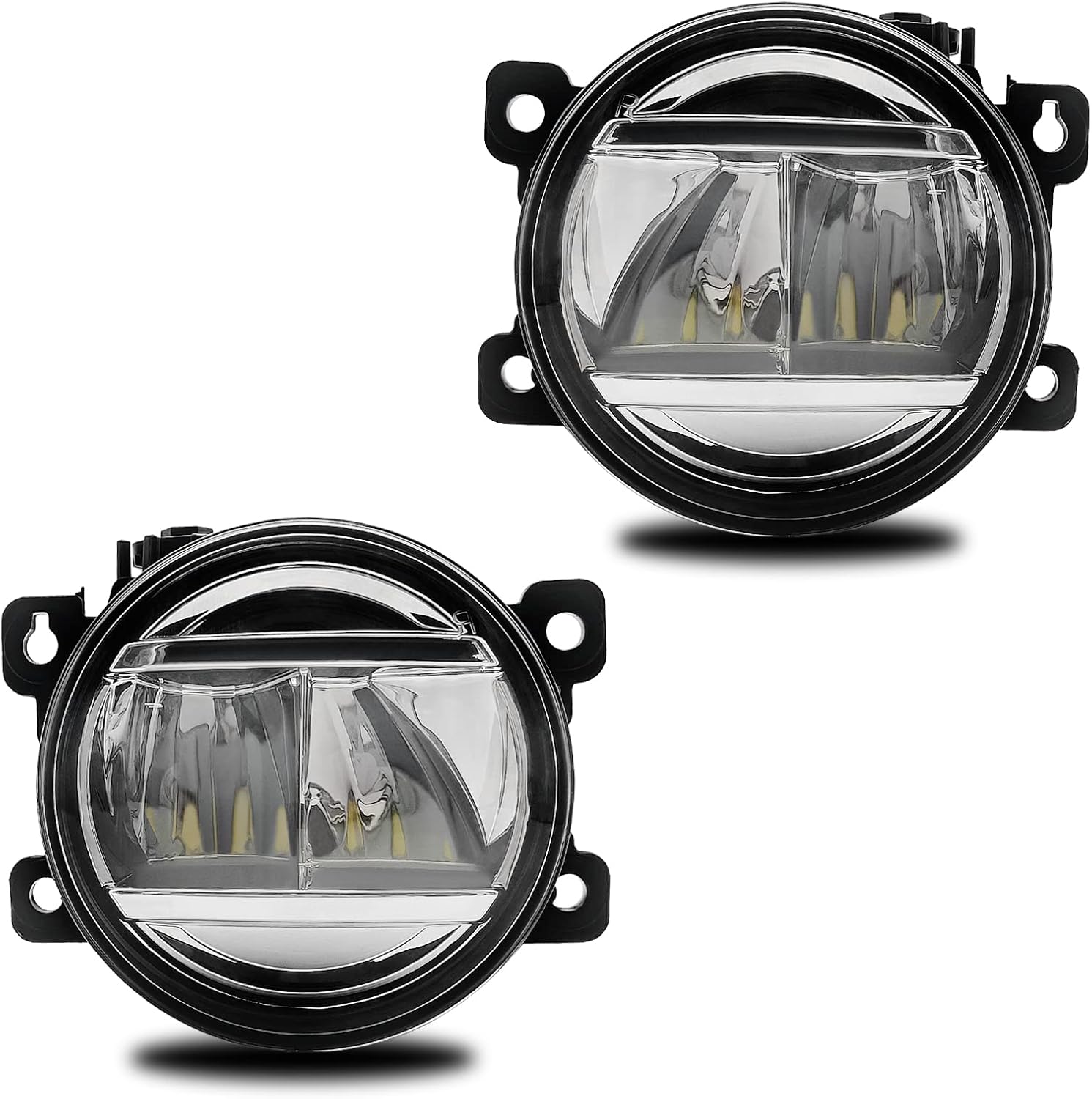 OKSIWA LED Fog Lights Assemblies Compatible With 2013-2021 Civic, 2015-2020 Fit, 2019-2020 HR-V, 2013-2015 Accord Front Bumper Fog Lights-1