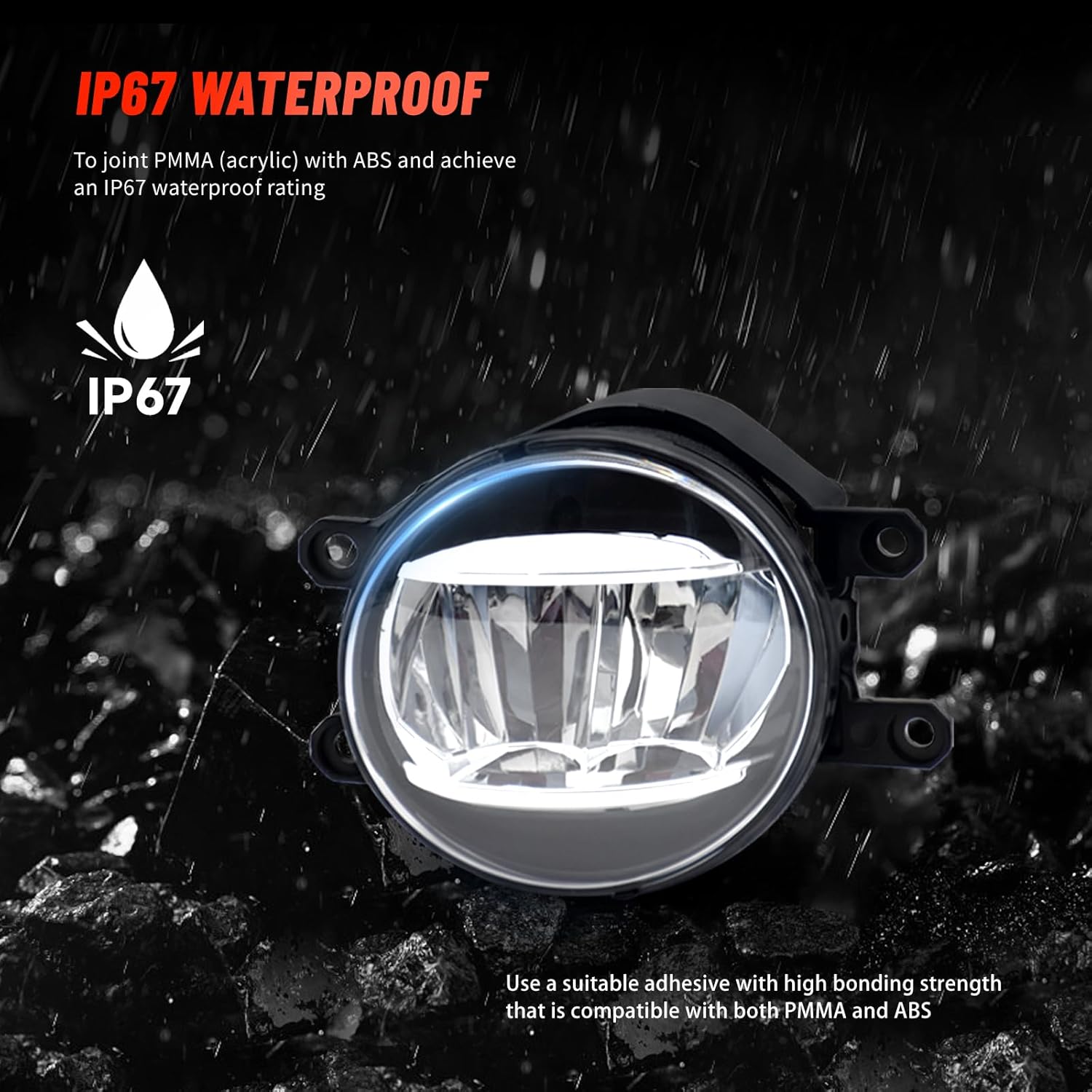 OKSIWA 1Pair LED Fog Lights for 2009-2013 Corolla,2012-2015 Tacoma,2010-2013 4runner,2007-2014 Camry,RAV4 Matrix Avalon Prius Solara Venza Yaris【2006 SCION】 for GS350 HS250h IS-F