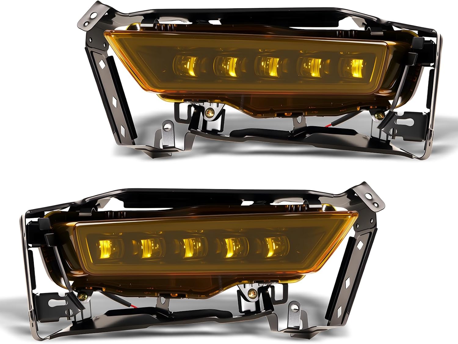 OKSIWA LED Fog Lights Assembly Replacement Fit for 2013 2014 2015 Honda Accord 4 Door Sedan w/Switch Wirning Harness Clear Lens(1 set)-9