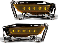 OKSIWA LED Fog Lights Assembly Replacement Fit for 2013 2014 2015 Honda Accord 4 Door Sedan w/Switch Wirning Harness Clear Lens(1 set)-9
