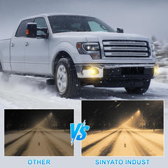 OKSIWA LED Fog Lights Compatible with 2011 2012 2013 2014 Ford F150/F250 /F350/F450/F550 Bumper Driving Fog Lamp Assembly Replacement DOT Approved（1 Pair）-6