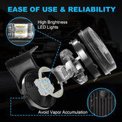 OKSIWA LED Fog Lights with DRL and Turn Signals for 2003 2004 2005 2006 GMC Sierra 1500 2500 3500, Front Driving Fog Lamps Assembly Replacement Kit, DOT Certified - 1 Pair