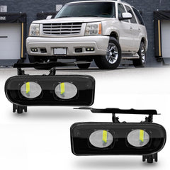 OKSIWA LED Fog Lights for 2002-2006 Cadillac Escalade/EXT, 2003-2006 Escalade ESV, Led Fog Lamps front Bumper Driving Light,Plug and Play-1