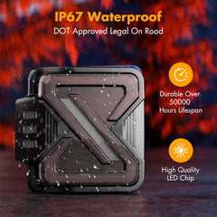 LED Tail Lights with Start-Up Animation for 2007-2018 Jeep Wrangler JK JKU Smoked Lens Plug & Play-8