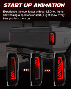 Sequential Full LED Tail Lights for 1989–1996 Ford F-150/F-250/F-350/Bronco-5