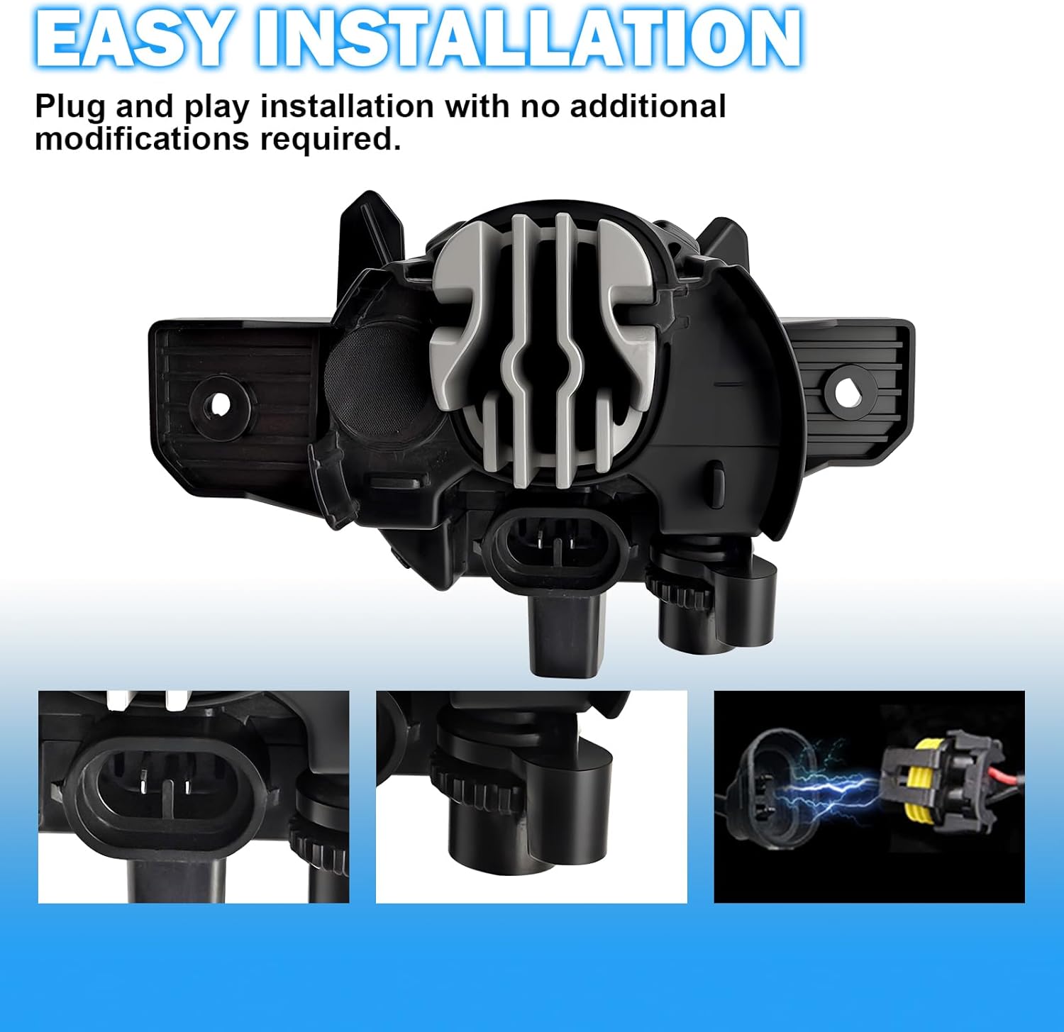 OKSIWA LED Fog Lights Compatible with 2015 2016 2017 2018 Nissan Murano Bumper Driving Fog Lamps Assemblies with Switch and Wiring Harness-5