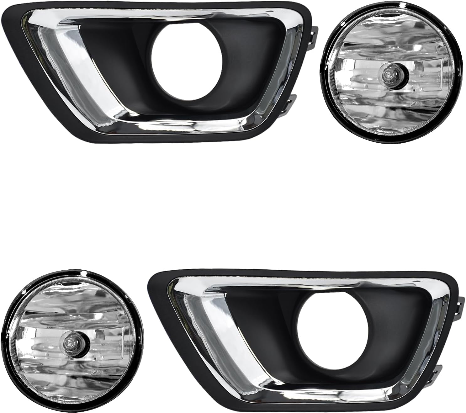 OKSIWA Fog Lights Compatible with 2015 2016 2017 2018 2019 Chevy Colorado with H16 12V 19W Driving Fog Lights Lamps