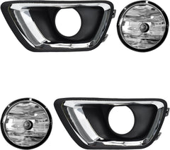 OKSIWA Fog Lights Compatible with 2015 2016 2017 2018 2019 Chevy Colorado with H16 12V 19W Driving Fog Lights Lamps-6