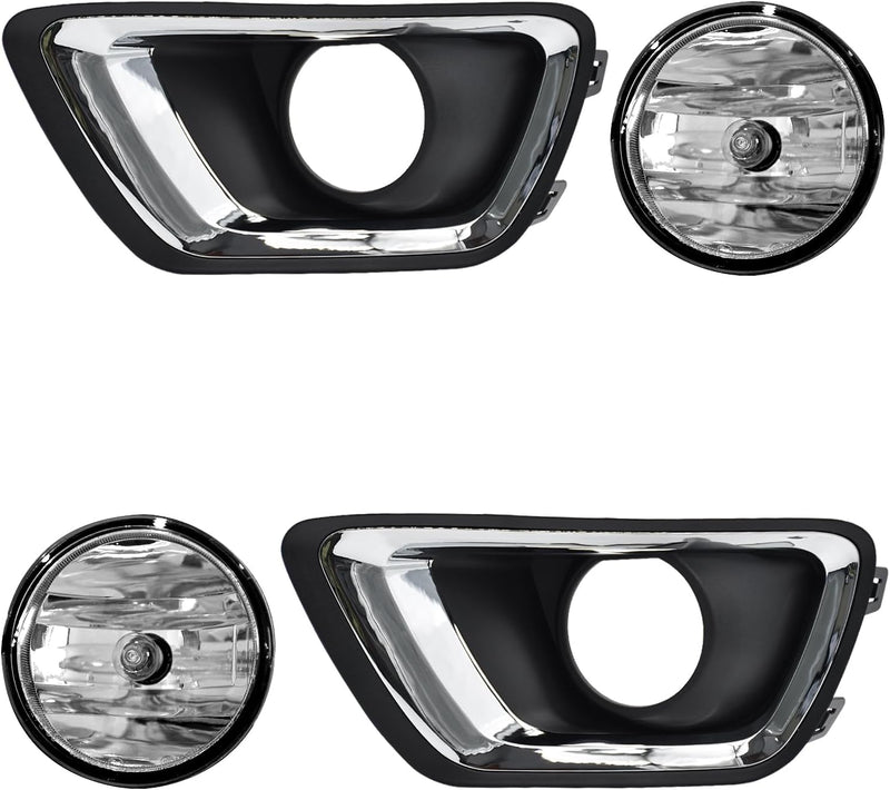 OKSIWA Fog Lights Compatible with 2015 2016 2017 2018 2019 Chevy Colorado with H16 12V 19W Driving Fog Lights Lamps-6
